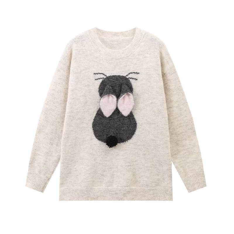Felpa con cappuccio in maglia versatile, nuovo stile autunno/inverno 2024 da donna_voghion.com