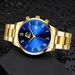 Fashion Mens Gold Watches Luxury Minimalist Quartz Wrist Watch Men Business Casual Calendar Watch Reloj Hombre_voghion.com
