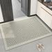 Tappetino per ingresso semplice con anello in filo metallico, antiscivolo, antipolvere, resistente all'usura, per portico, resistente allo sporco, raschiatura_voghion.com