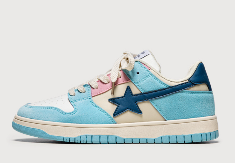 Four seasons 2024 new casual student road rubber sole star shoes versatile trendy niche couple sneakers_voghion.com