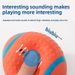 Geräuschspielzeug aus Latex für Haustiere zum Nagen und Vertreiben von Langeweile, in Form eines Fußballs._voghion.com