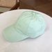Unschlagbare Qualität gewaschene Baumwolle bestickt Soft Top Duckbill aus alten Denim Hut Licht Platte Sand gewaschen Baseball Cap_voghion.com