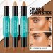 Bronzers & Highlighters Double Headed Two Color Contour Stick Silhouette Brightens The Face Highlight Three Dimensional Contour Concealer_voghion.com