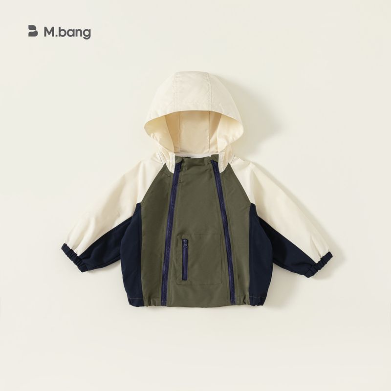 Beibei City children's clothing three-proof contrasting color jacket for boys and girls children's jacket spring and autumn cardigan CY83015_voghion.com