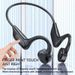 Écouteurs sans fil à conduction osseuse, casque de sport Bluetooth étanche_voghion.com