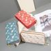 Women's Wallet Card Cases Double Zipper Wallet Ladies Long Large Capacity Double Layer Wallet Printed Clutch Bag Mobile Phone Bag_voghion.com