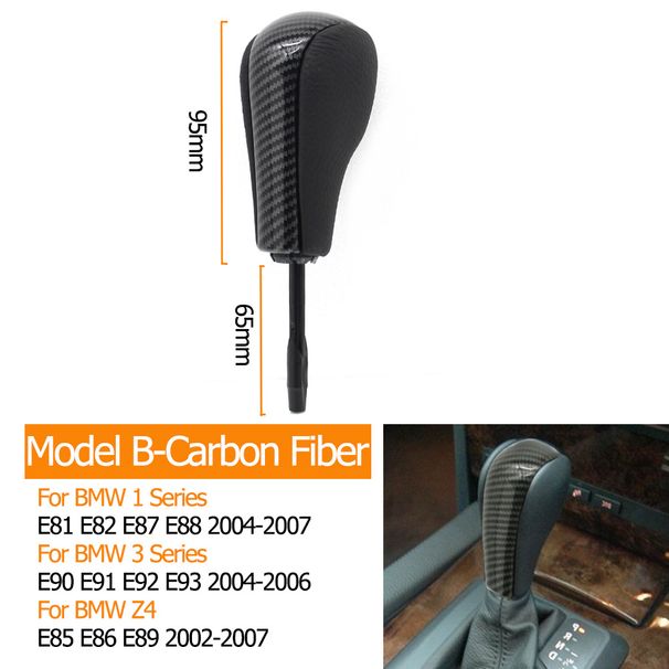 Car Gear Shift Knob Lever Shifter Stick For 1 3 5 7 X1 X3 X5 Z3 Z4 Series E46 E39 E36 E53 E6 E83 E84 E85 E86 E87 E89_voghion.com