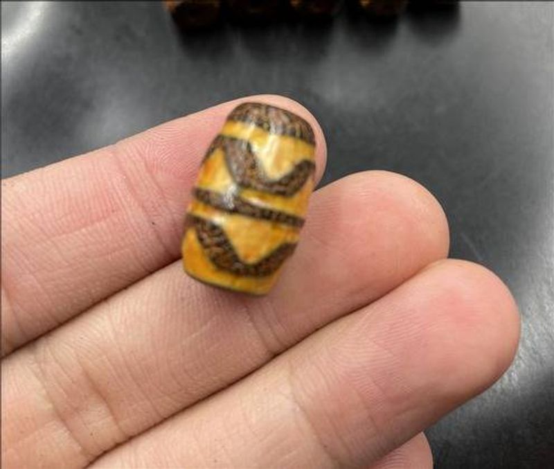 Dodatki za nakit DIY Tibetanski retro Tianzhu Agate Leg Tiger Tooth Tube Bead Bog bogastva v razsutem stanju_voghion.com