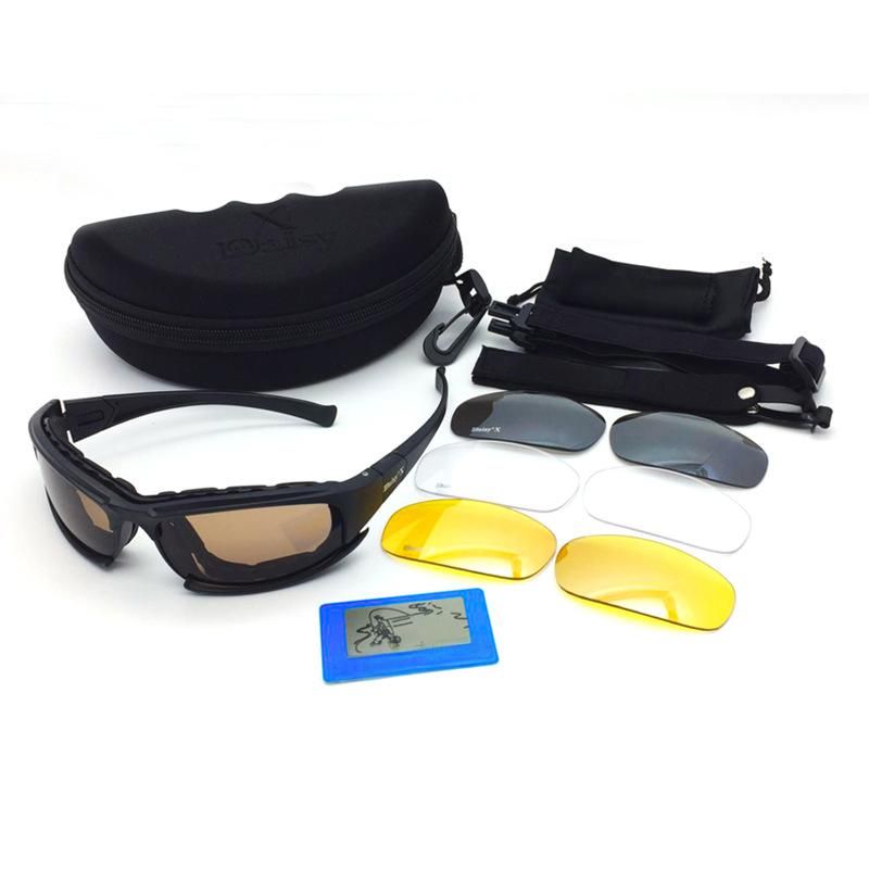 Cycling Eyewear Polarized Tactical Goggles Sunglasses Shooting Night Vision Glasses_voghion.com