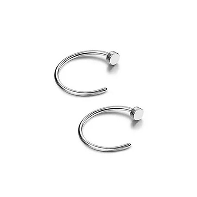 2/6 pezzi di anelli finti per il naso da donna, anelli per labbra in acciaio inossidabile 316L, anelli per labbro, piercing per narice, piercing per naso_voghion.com
