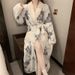 nightgown Women's Autumn And Winter Thickened Loose And Comfortable High-end Women's Bathrobe_voghion.com