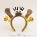 Energetic Girl Cute Big Eyed Plush Headband For Women Funny Twist Stick Clip Face Washing Photo Hoop Hair Accessory_voghion.com