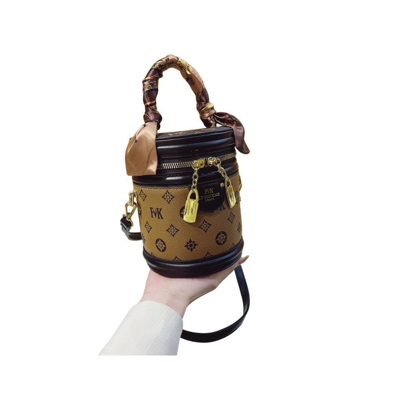 Sac à main tendance pour femme, sac seau classique imprimé, sac seau riche, sac à bandoulière simple_voghion.com