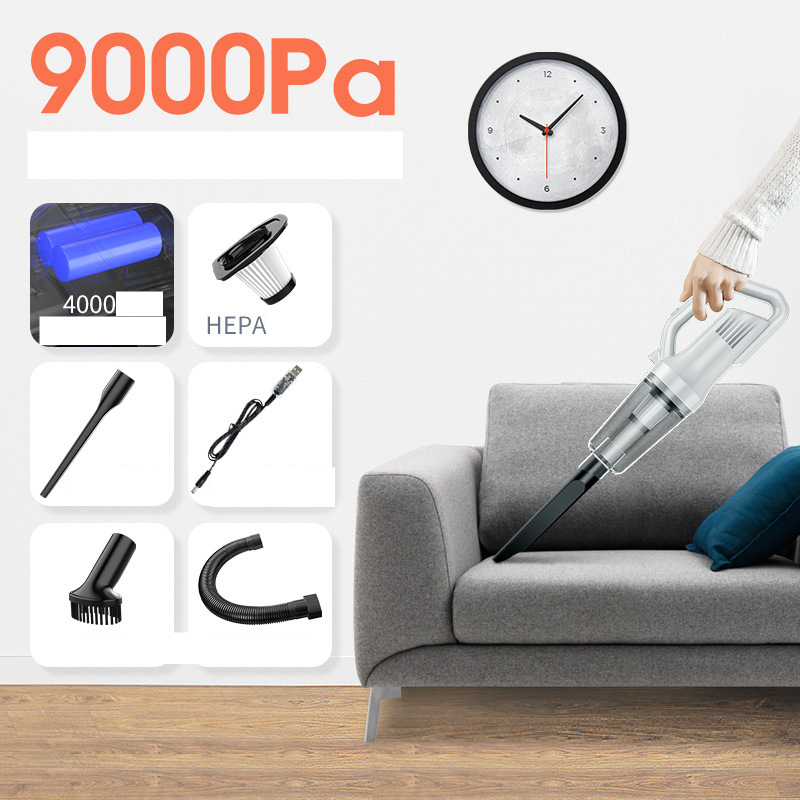 Car Vacuum Cleaner Wireless Vacuum Cleaner Charging Handheld Household Vacuum Cleaner High Power Wet and Dry Vacuum Cleaner_voghion.com