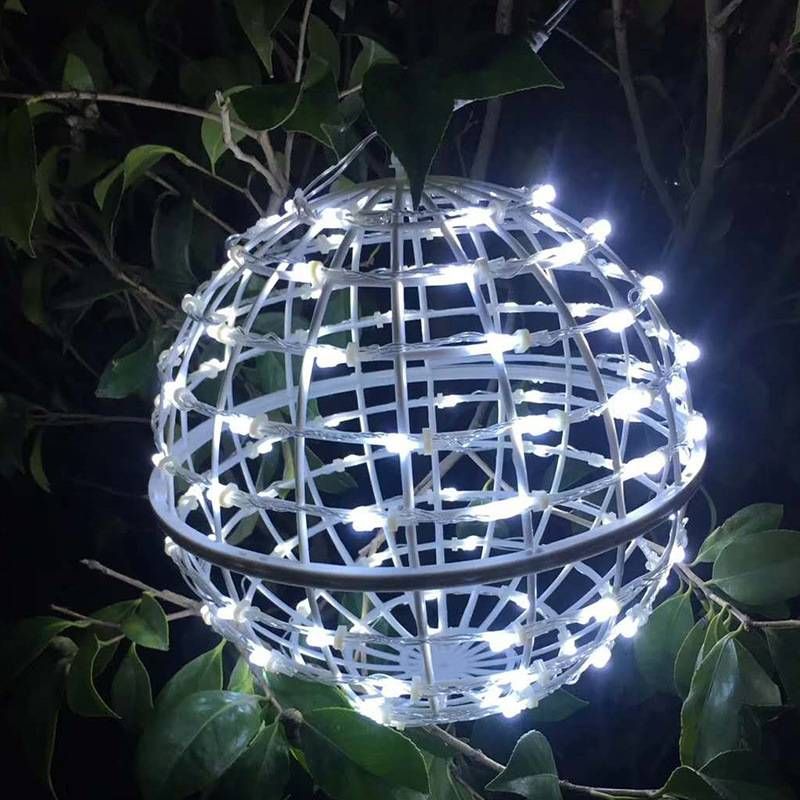 LED-Lichterketten mit Rattankugeln – dekorative Lichterketten für den Innen- und Außenbereich, 2700 K Warmweiß, IP43, 600.000 Stunden Lebensdauer, 220 V (2 m 3,5 m, PVC)_voghion.com