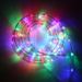 LED Round Tube String Lights - 220V Waterproof Decorative Lights (8 Modes, IP44, 10M-100M Lengths, Warm White/Cool White/Blue/RGB)_voghion.com