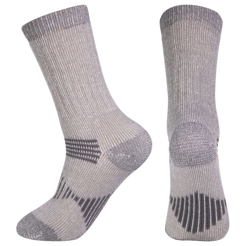 American Style Double Wool For Hiking Skiing Outdoor Sports Women's Towel Bottom Mid-Calf Socks_voghion.com