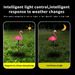 Solar-Flamingo-Gartenleuchten – wasserdichte LED-Gartendekoration für Wege, Terrassen, Rasen (Pink/Rot, 6 Stunden+ Laufzeit, 1/3er-Set)_voghion.com