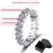 Pronto Stock Smyoue 100% autentico 3.08ct Moinaite Anello per donna Full Enternity Match Wedding Diamond Band Solido Argento Impilabile_voghion.com