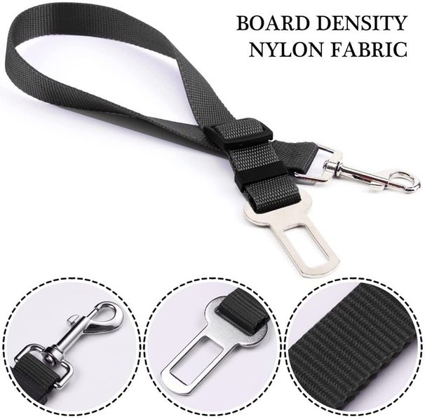 Belt Dog Retractable Strap Leash Multi-Functional Car Pet Safety Rope_voghion.com