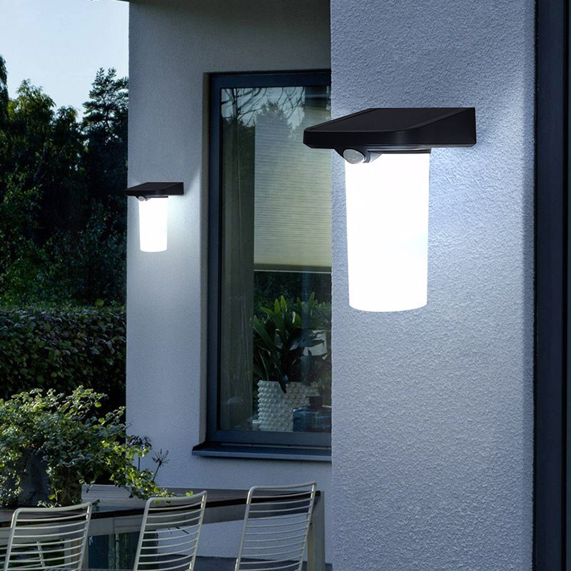Zonne-wandlamp Huishoudelijke buitenlamp Waterdicht Menselijk lichaam Inductielamp Tuinmuurdecoratie Lay-out Tuinlamp_voghion.com
