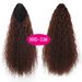Synthetic Clip-in Wig Corn Silk Drawstring Ponytail Wig Braid 20 Inch Chemical Fiber High Temperature Wire_voghion.com