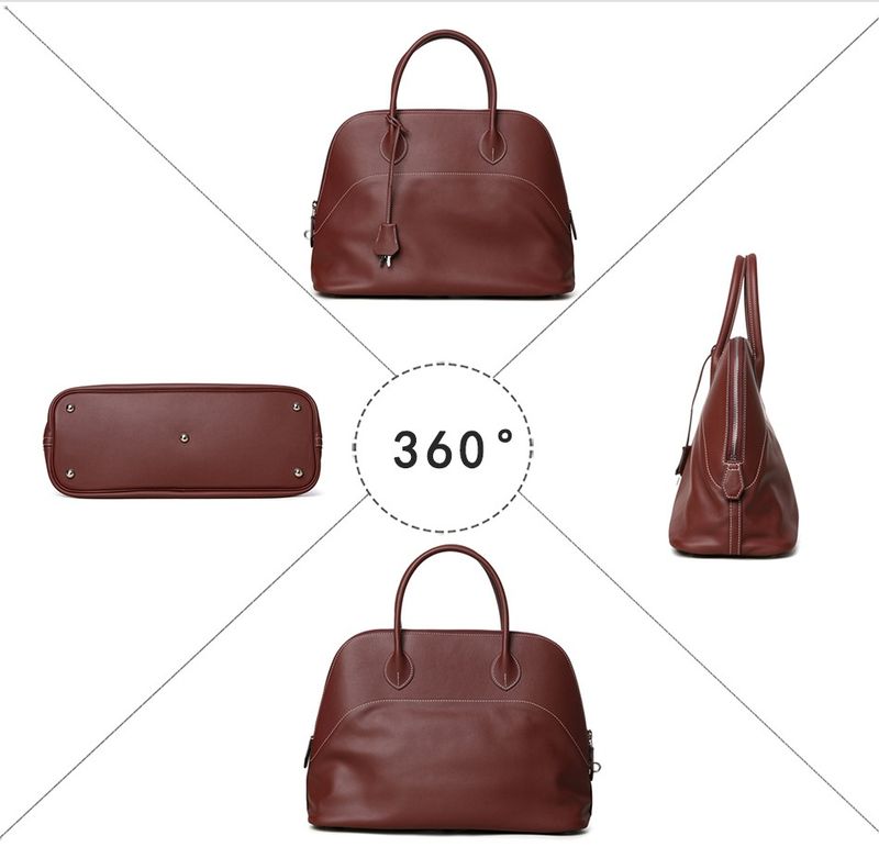 Sac à main vintage en cuir de vachette – Design élégant pour le travail, les voyages et le quotidien_voghion.com