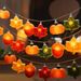 Thanksgiving Maple Leaf LED-Lichterkette – batteriebetriebene Lichterkette für Heimdekoration, Party, Halloween, Weihnachten_voghion.com
