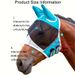 LazyZoom Equestrian Supplies Rete protettiva anti-zanzare, insetti e mosche Maschera elastica per cavalli_voghion.com