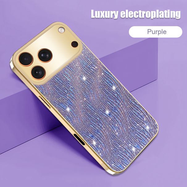 Custodia di lusso in TPU elettroplaccato per iPhone 15 14 13 Pro 17 Air 17Pro Max 16E 16 Plus, antiurto, custodia protettiva_voghion.com