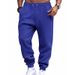 Men's Four Seasons Thin Terry Classic Sports Casual Jogging Training Fitness Sweatpants Men_voghion.com