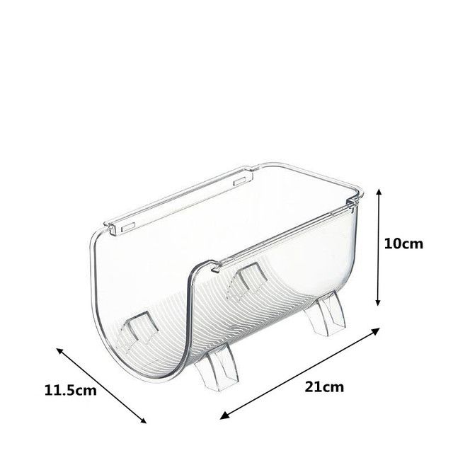 Caurspīdīgs ūdens pudeļu organizētājs, saliekams pudeļu uzglabāšanas turētājs virtuves vakuuma kolbu turētājam mājas skapja organizators_voghion.com