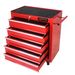 5 Drawer Tool Chest, Tool Storage Cabinet For Garage Storage With 4 Wheels And Locking System, RED_voghion.com