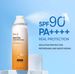 Cross-border Der. J Sunscreen Spray 90 + Refreshing And Non-greasy Summer Sweat-proof UV-proof Moisturizing Refreshing Full English_voghion.com