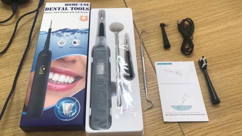 Tandenreiniger huishoudelijke schoonheidsset draagbare elektrische hoogfrequente tandheelkundige verzorgingstool voor het verwijderen van tandsteen_voghion.com