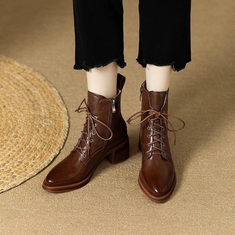 Scarpe francesi a punta in pile di cotone, autunno/inverno 2025, nuovo stile da donna, n. 51_voghion.com