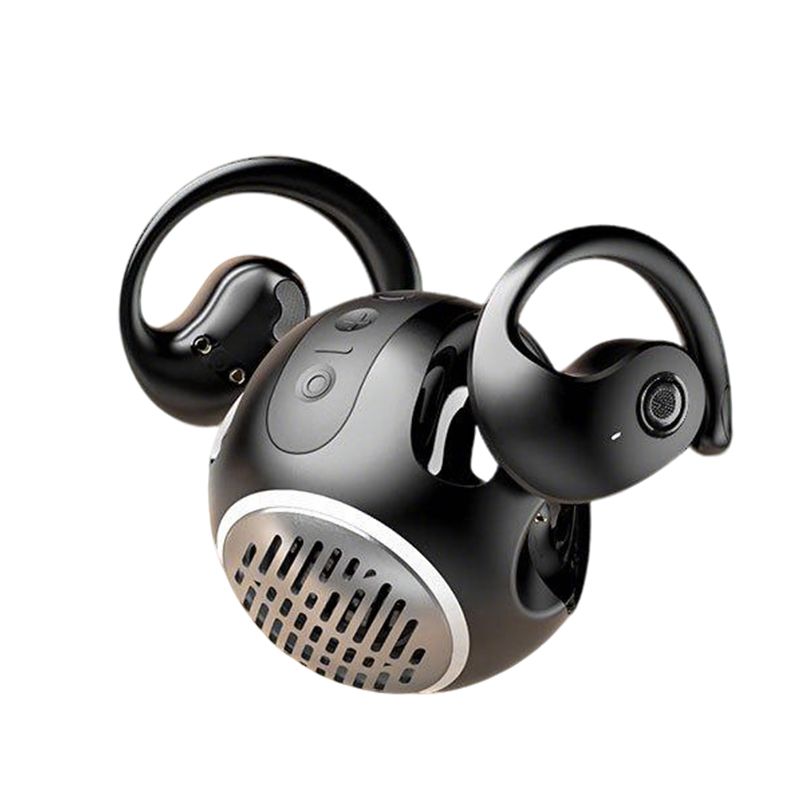 Open Ear Headphones, 2 In 1 Open Ear True Wireless Earbuds Bluetooth 5.3 Speaker, Wireless Sports Ear Buds With Earhooks_voghion.com