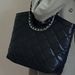 Light Luxury Small Tote Bag Women's Stylish Tote Bag With Chain Strap - Large Capacity Soft PU Handbag For Casual & Travel_voghion.com