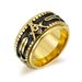 Herrenschmuck Drehbarer Freimaurerring aus Titanstahl Großer Schraubenschlüsselring Handschmuck für Herren_voghion.com