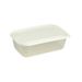 Frischhaltebox aus lebensmittelechtem Kunststoff, kleine rechteckige, tragbare Lebensmittelschale, versiegelt_voghion.com