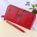 Retro Multi Function Anti Theft Brush Rfid Zipper Snap Button Large Capacity Long Women's Wallet Wallet Handbag_voghion.com