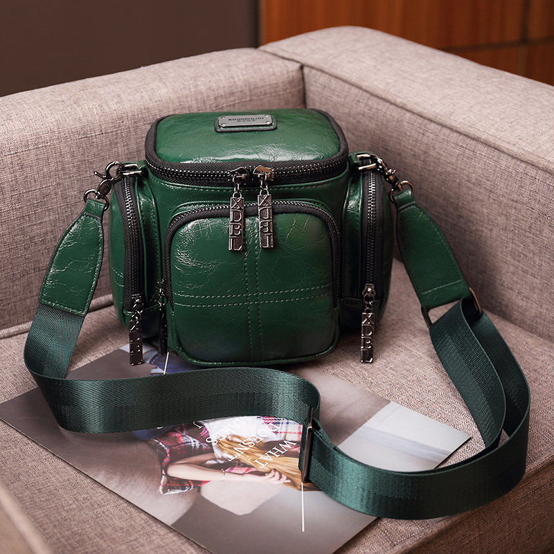 2024 Xiti Paul Spring/Summer New Fashion Camera Round Bucket Single Shoulder Crossbody Large Capacity Women's Bag_voghion.com