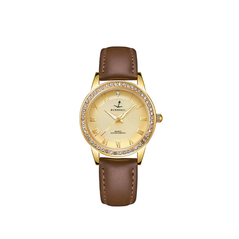 Waterproof Women's Watch With Diamond Roman Face Ladies Belt Steel Belt Five Piece Bracelet Necklace Set Watch_voghion.com