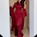 Women's Clothing Elegant Flowy Sleeve Evening Gown – A-Line Long Dress For Weddings, Galas & Formal Occasions_voghion.com