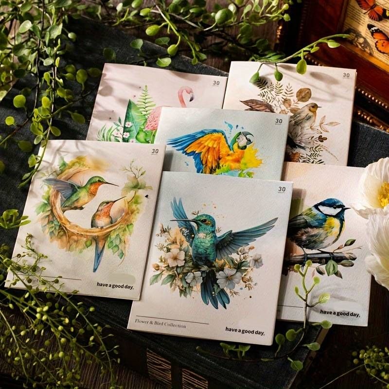 180 st/6-pack unika tecknade djur- och blomklistermärken - Lämpliga för bärbara datorer, vattenflaskor etc._voghion.com