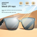 Trendy Oversized Polarized Sunglasses For Men & Women – UV400 Protection, Fashionable Square Frame, Lightweight & Comfortable_voghion.com