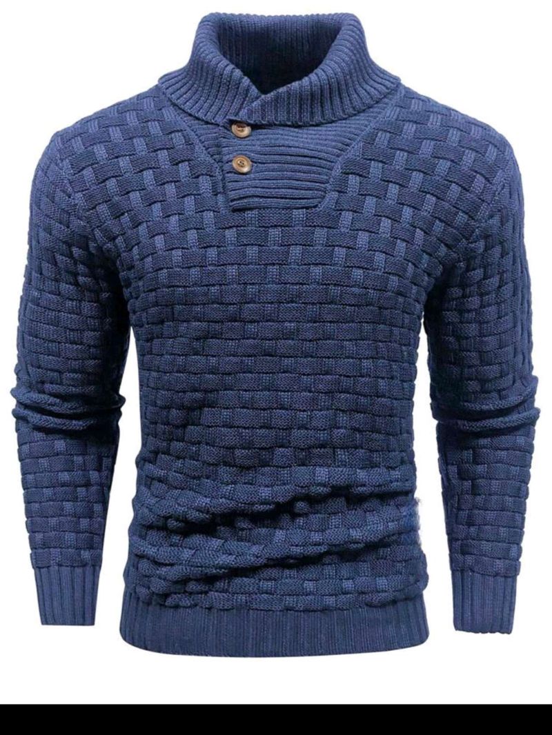 Maglioni da uomo autunnali e invernali, pullover lavorati a maglia, maglioni caldi e elasticizzati alla moda per uomo_voghion.com