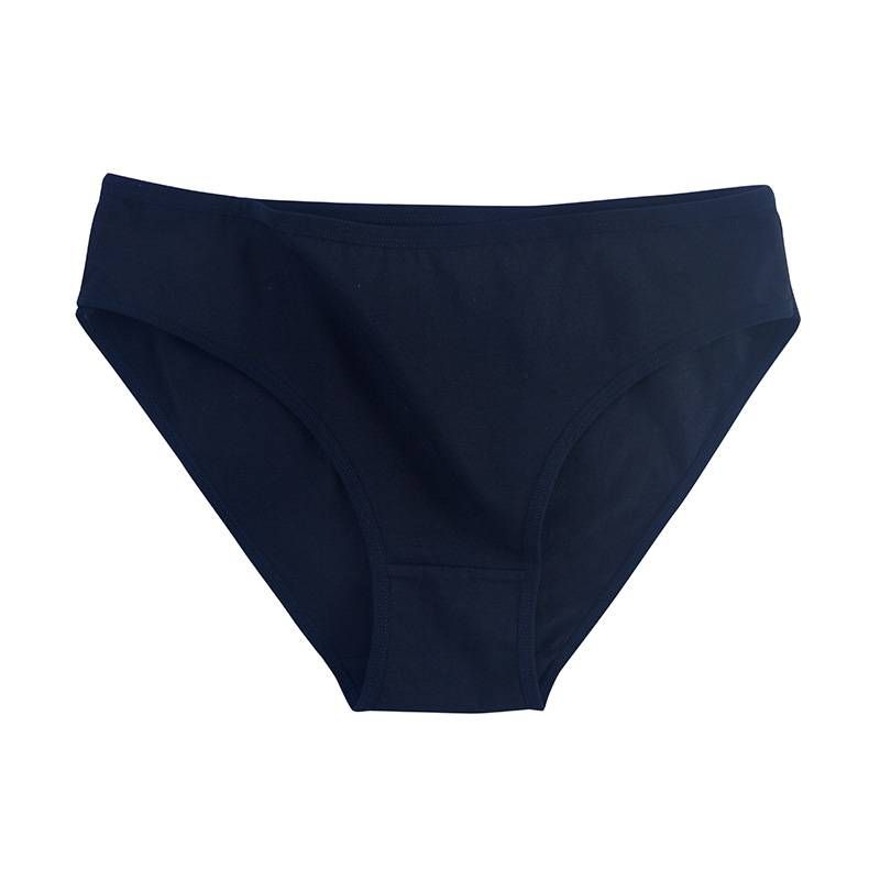Women's briefs mid-waist skin-friendly cotton independent packaging simple breathable hip lift trousers_voghion.com
