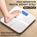 396 Pound Digital Bathroom Scale, Weight Scale With LCD High-definition Screen Temperature Display Switchable Between KG_voghion.com