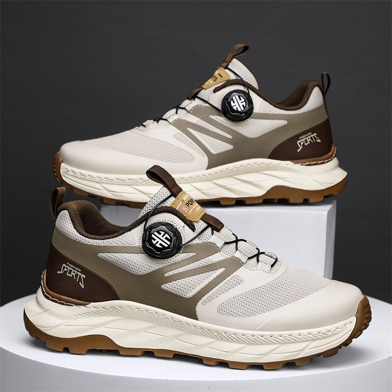 Scarpe da trail running casual, funzionali, traspiranti, alla moda, per sport all'aria aperta, con fibbia automatica, sottili e primavera estate_voghion.com